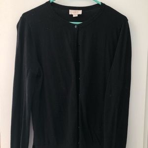 Black LOFT sweater, women’s sweater, women’s cardigan, black LOFT cardigan